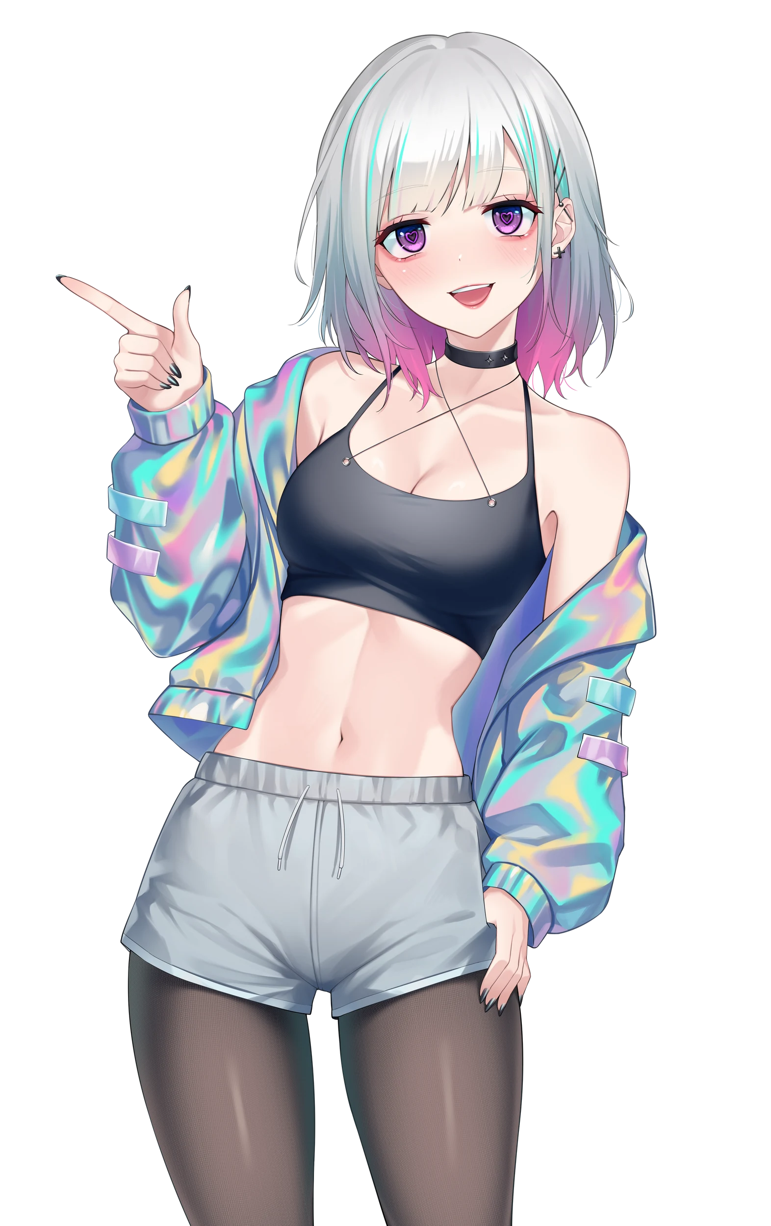 指差しポーズのすとりみちゃん