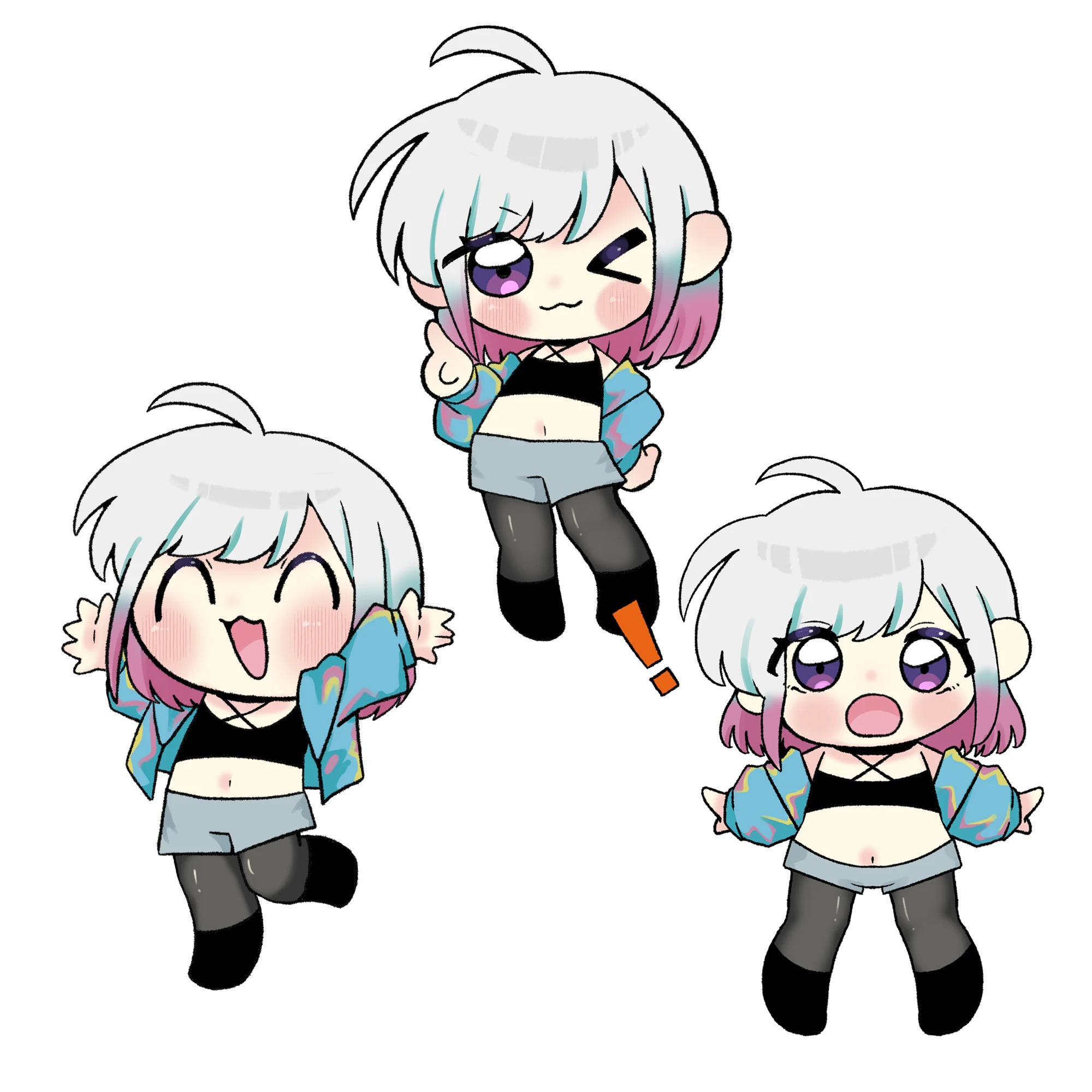 デフォルメ版すとりみちゃんたち